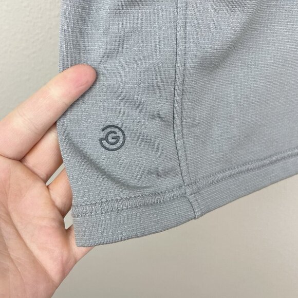 Galvin Green Men's XXL Insula Lite Grey Quarter Zip Long Sleeve Top Turtleneck - Picture 6 of 15